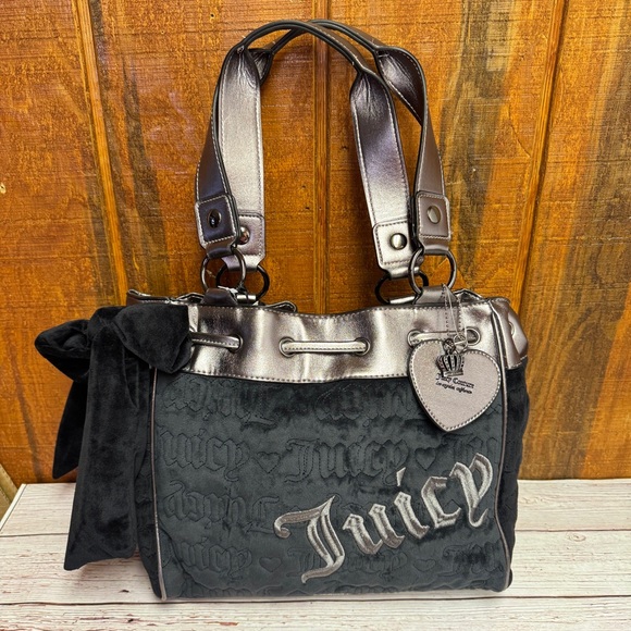 Juicy Couture Daydreamer 'Vintage Dreams' Tote Bag Liquorice
